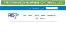 Tablet Screenshot of hummingbirdhq.com